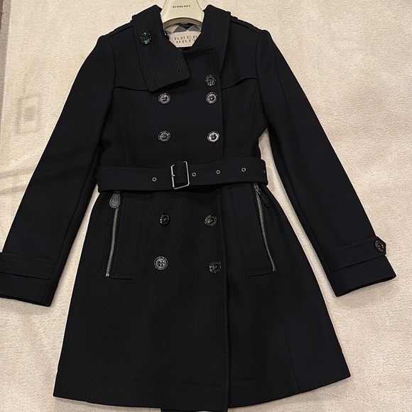 Burberry wool trench coat